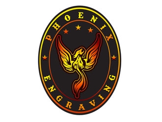 Phoenix Engraving logo design by LogoInvent