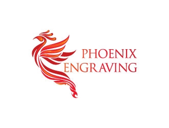 Phoenix Engraving logo design by usashi