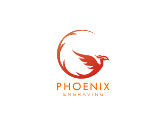 Phoenix Engraving logo design by logitec