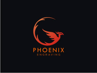 Phoenix Engraving logo design by logitec