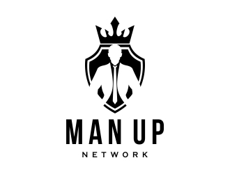 Man Up Network  logo design by cikiyunn