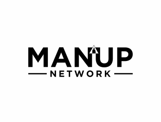 Man Up Network  logo design by haidar
