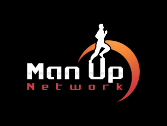 Man Up Network  logo design by BlessedArt