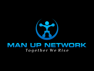 Man Up Network  logo design by rykos