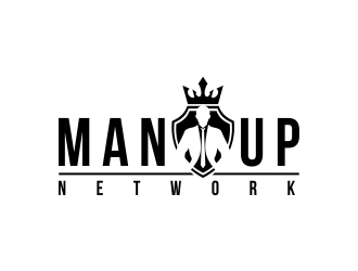 Man Up Network  logo design by cikiyunn