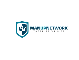 Man Up Network  logo design by jhanxtc