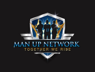 Man Up Network  logo design by litera