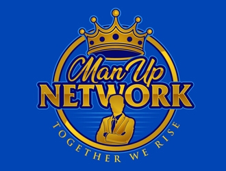 Man Up Network  logo design by DreamLogoDesign