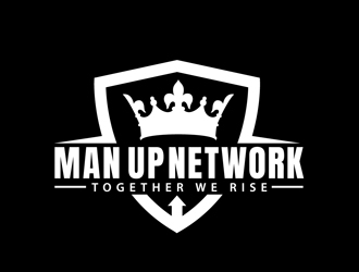 Man Up Network  logo design by DreamLogoDesign