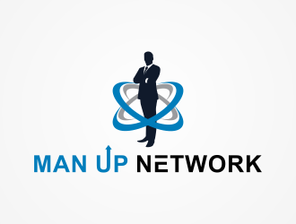 Man Up Network  logo design by novilla