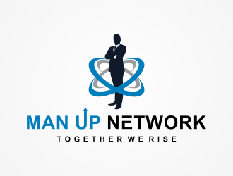 Man Up Network  logo design by novilla
