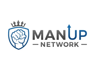Man Up Network  logo design by akilis13