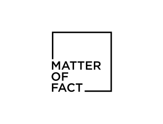 Matter of Fact logo design by dewipadi