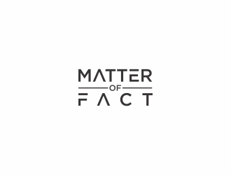Matter of Fact logo design by eagerly