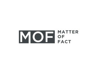 Matter of Fact logo design by bricton