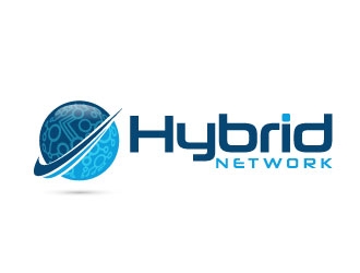 Hybrid Network logo design by J0s3Ph
