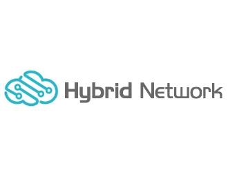 Hybrid Network logo design by gilkkj
