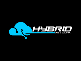 Hybrid Network logo design by ekitessar