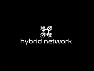 Hybrid Network logo design by Ipung144