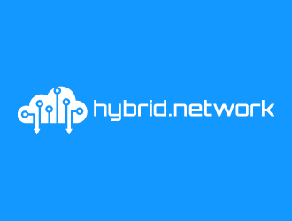 Hybrid Network logo design by denfransko