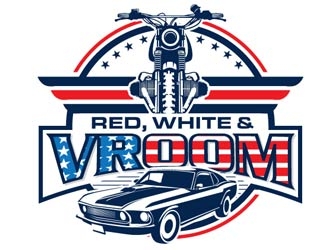 Red, White & Vroom logo design by shere