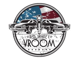 Red, White & Vroom logo design by uttam