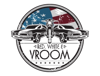 Red, White & Vroom logo design by uttam