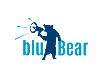 bluBear or blu Bear logo design by vinve