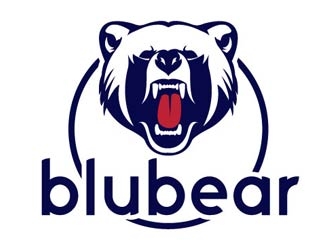 bluBear or blu Bear logo design by logoguy
