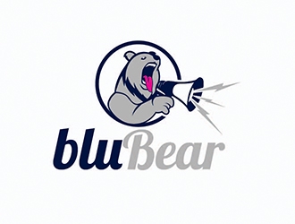 bluBear or blu Bear logo design by Suvendu