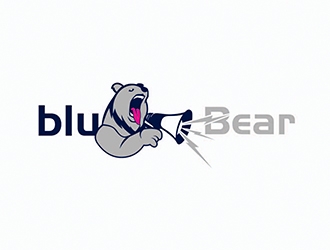 bluBear or blu Bear logo design by Suvendu