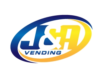 J & A Vending  logo design by jaize