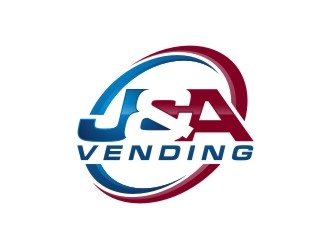 J & A Vending  logo design by agil