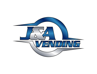 J & A Vending  logo design by Kruger