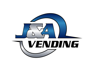 J & A Vending  logo design by Kruger