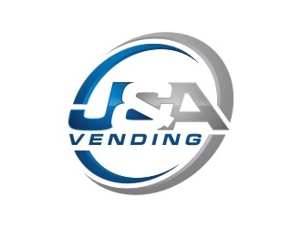 J & A Vending  logo design by agil