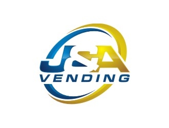 J & A Vending  logo design by agil