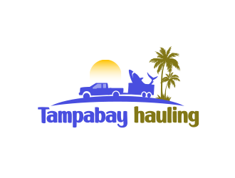 Tampabay hauling  logo design by keylogo