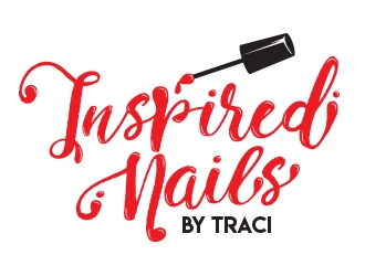 Inspired Nails by Traci logo design by wenxzy