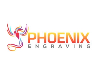 Phoenix Engraving logo design by KDesigns