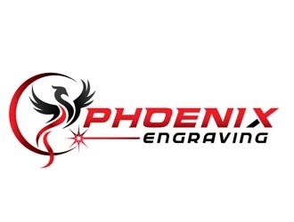 Phoenix Engraving logo design by shere