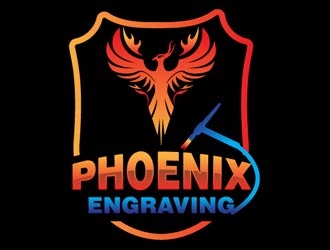 Phoenix Engraving logo design by shere