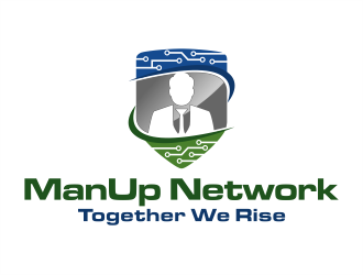 Man Up Network  logo design by tsumech