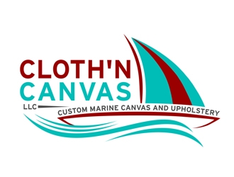 Cloth N Canvas LLC logo design by Roma