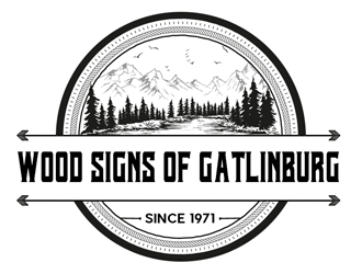 Wood Signs of Gatlinburg logo design by Optimus