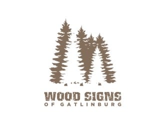 Wood Signs of Gatlinburg logo design by sodimejo