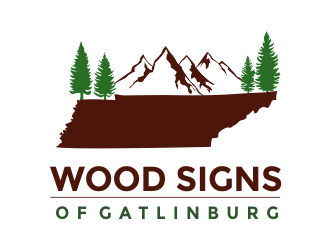 Wood Signs of Gatlinburg logo design by aldesign