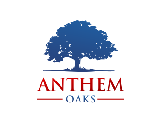 Anthem Oaks logo design by aldesign