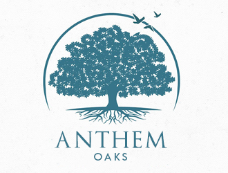 Anthem Oaks logo design by Optimus