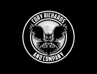 Our logo is an owl with its wings spread. our company name Cory Richards & Company logo design by Kruger